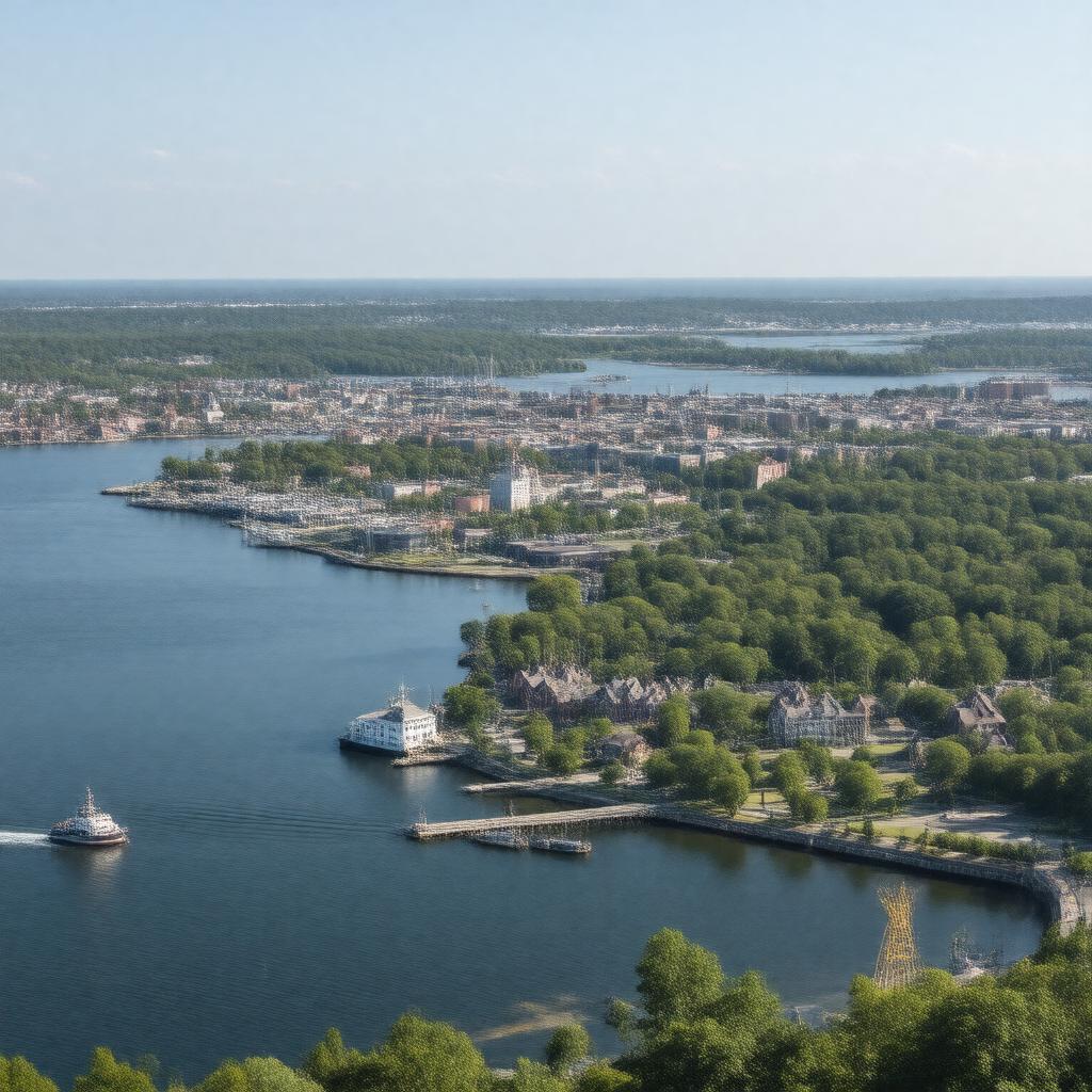 AI-created image of New London