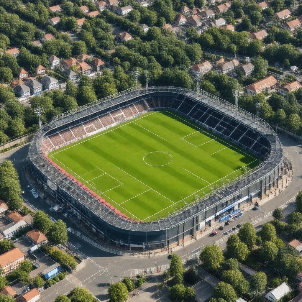 AI-created image of New Malden Sports Ground