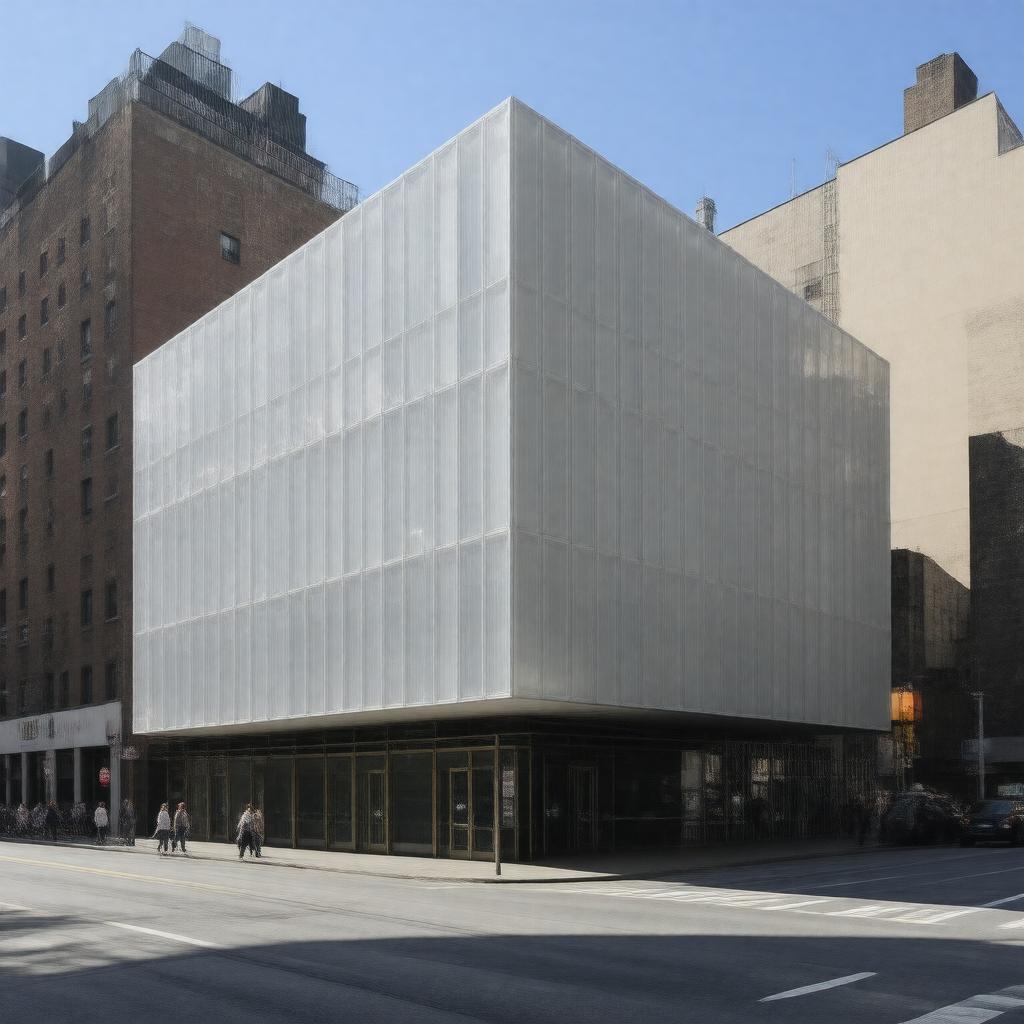 AI-created image of New Museum, New York