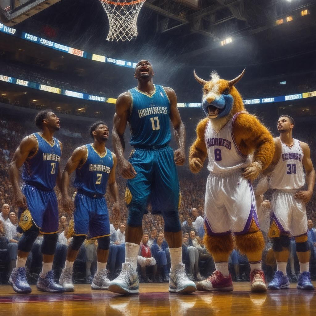 AI-created image of New Orleans Hornets