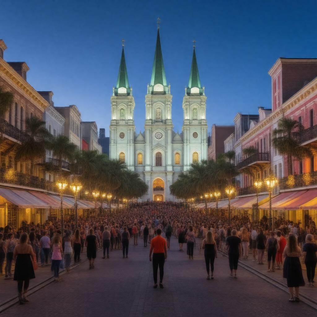 AI-created image of New Orleans, Louisiana, United States