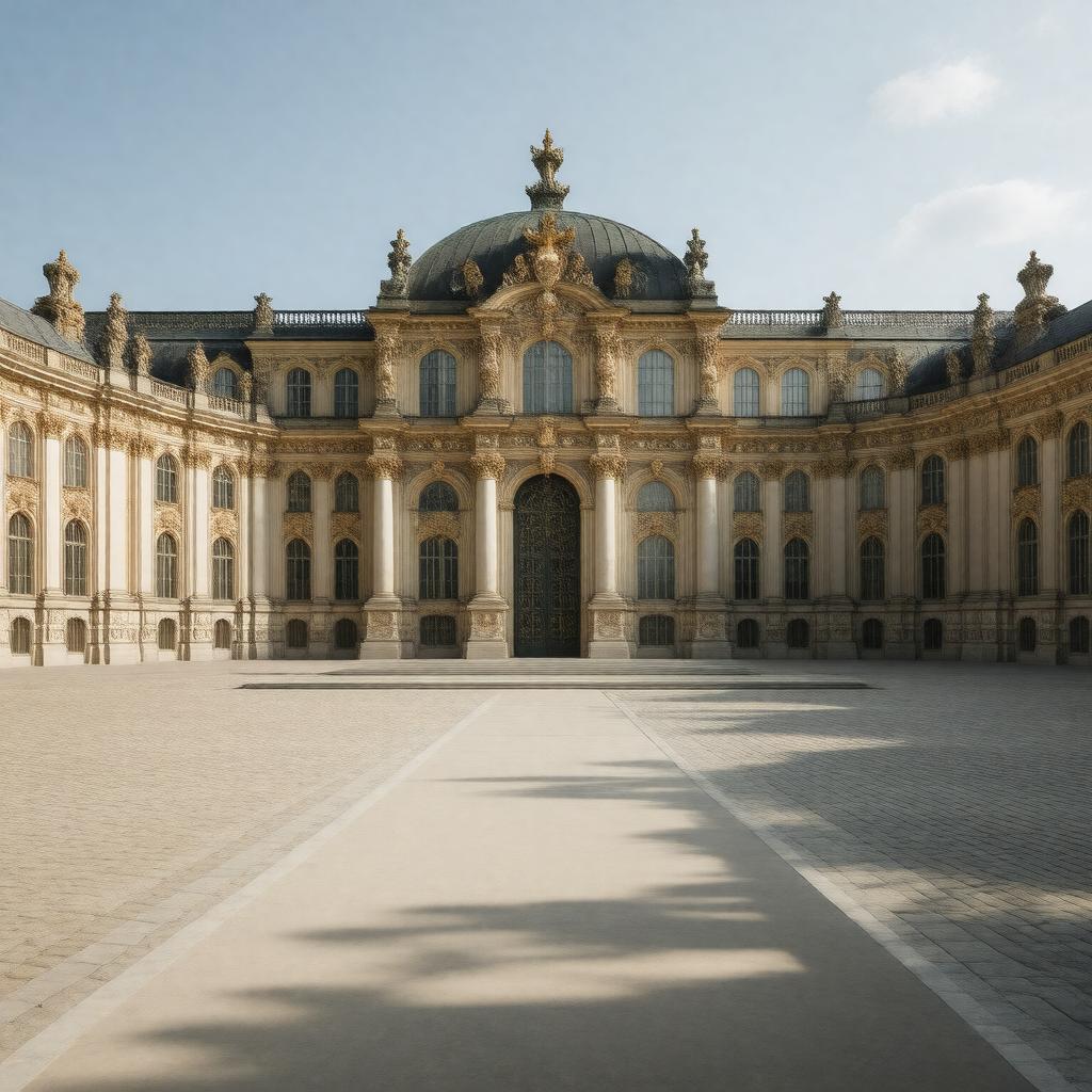 AI-created image of New Palace, Potsdam, Kingdom of Prussia