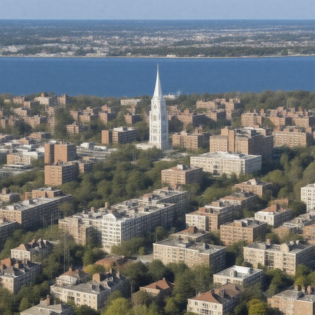 AI-created image of New Rochelle, New York, United States