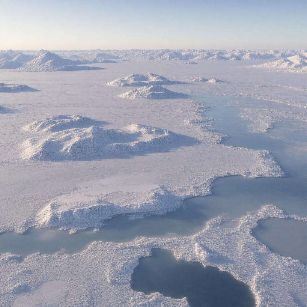 AI-created image of New Siberian Islands