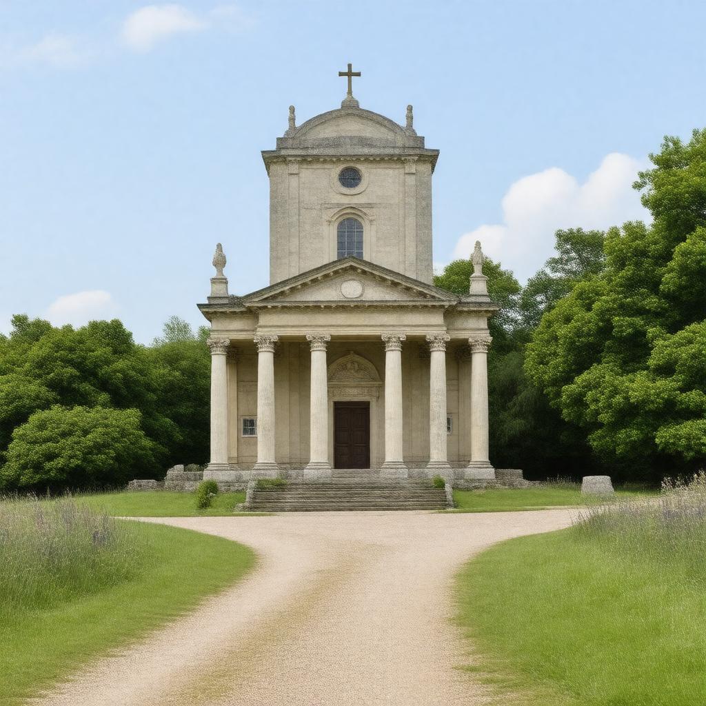 AI-created image of New St Lawrence Church