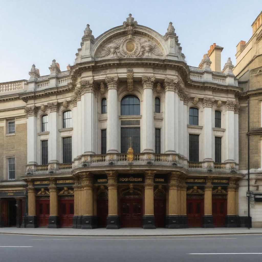 AI-created image of New Theatre, London