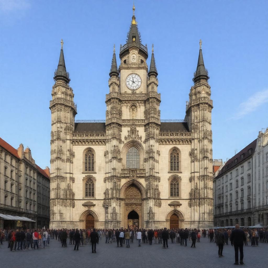 Click to view larger image AI-created image of New Town Hall