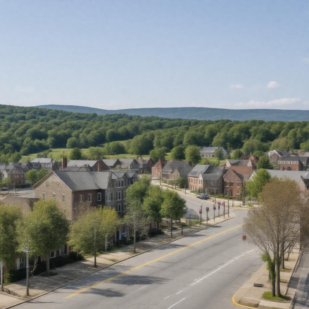 AI-created image of New Wilmington