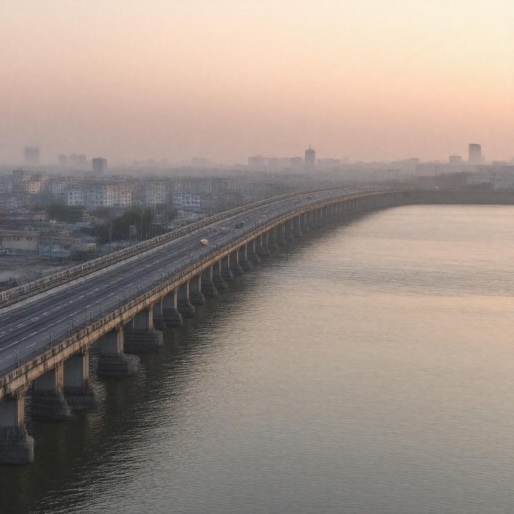 AI-created image of New Yamuna Bridge