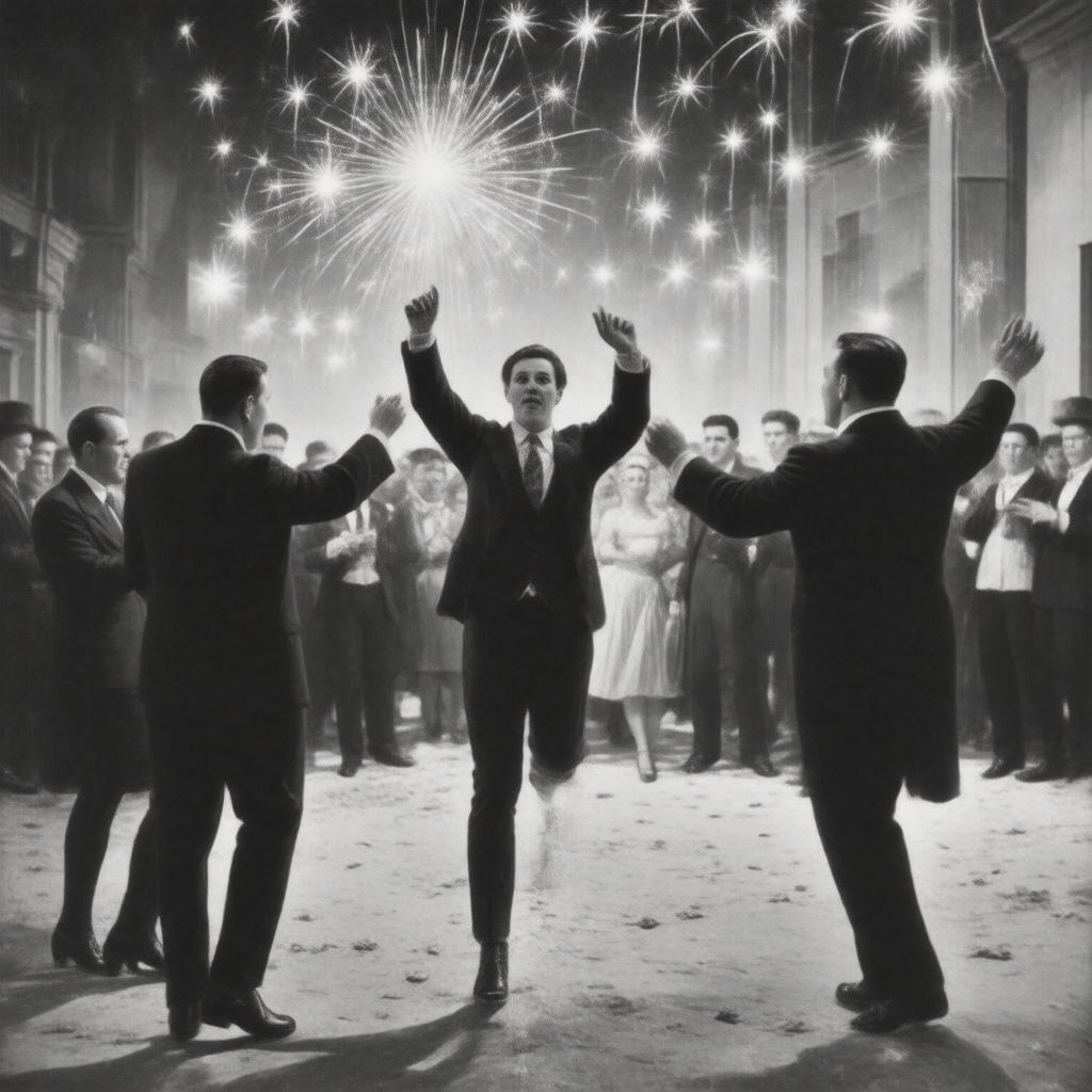 AI-created image of New Year's Eve (short)
