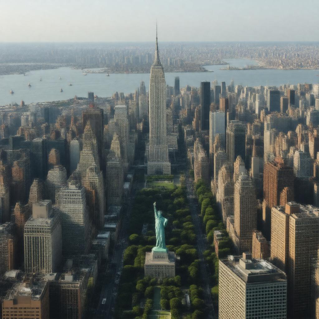 AI-created image of New York City