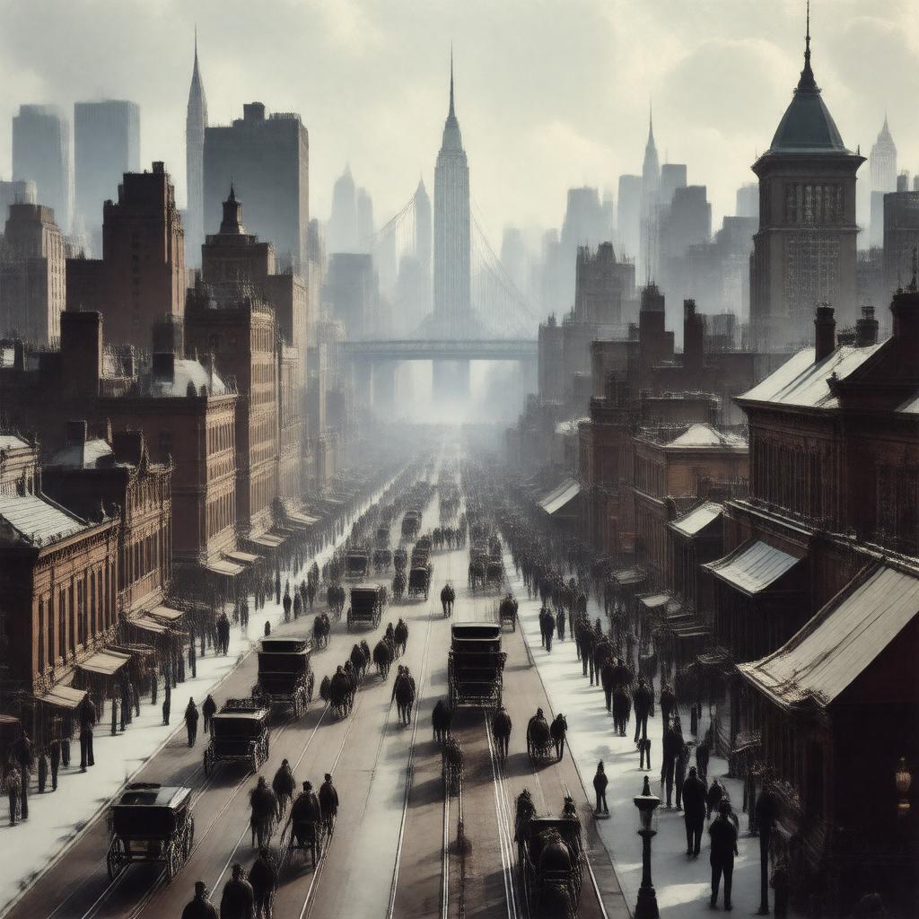 AI-created image of New York City (1898)