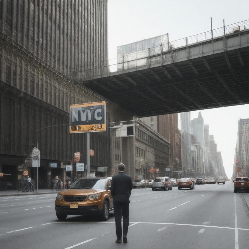 Click to view larger image AI-created image of New York City Department of Transportation