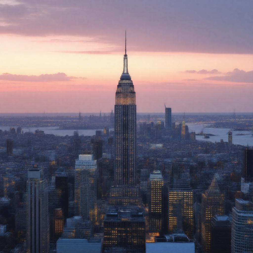 AI-created image of New York City, USA