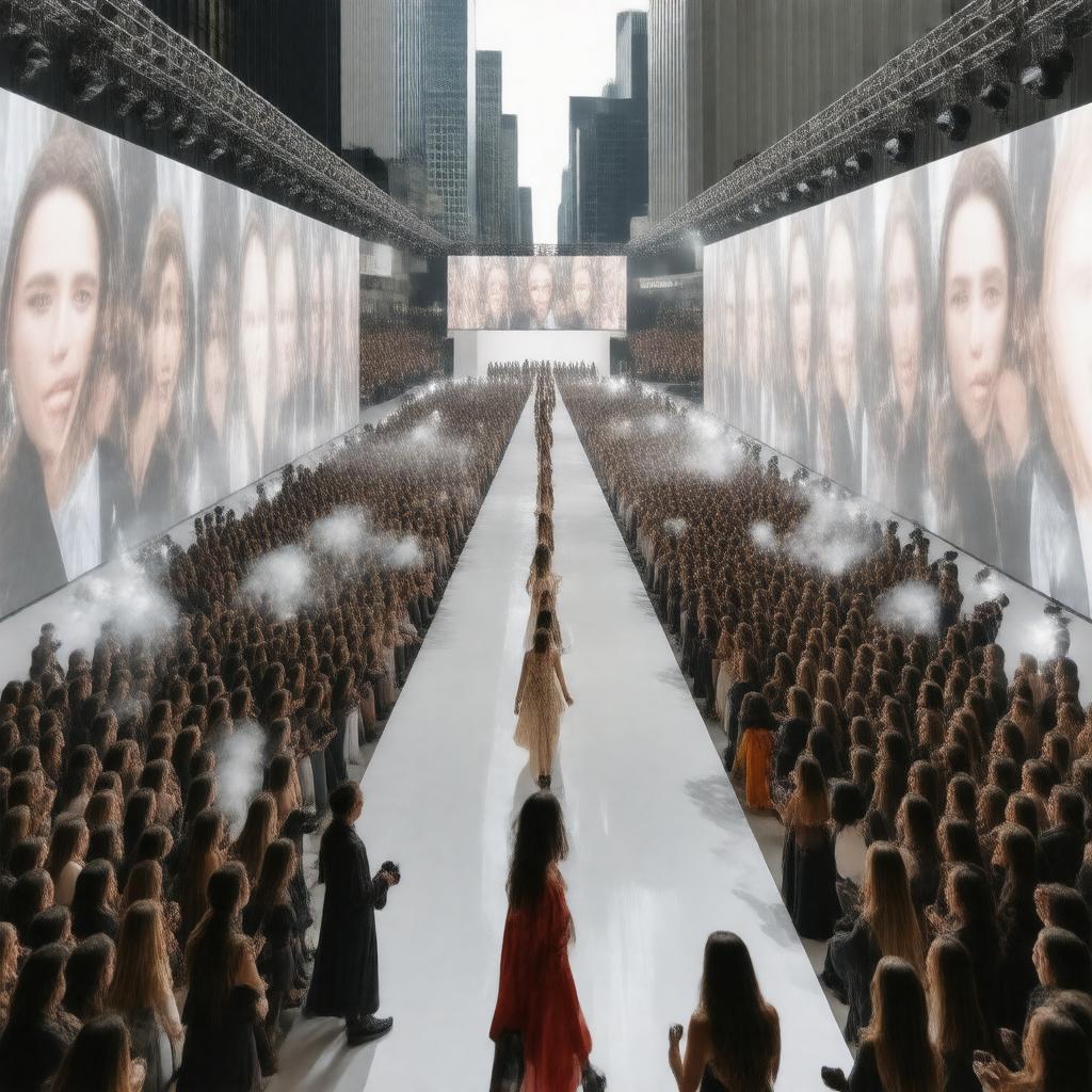 AI-created image of New York Fashion Week