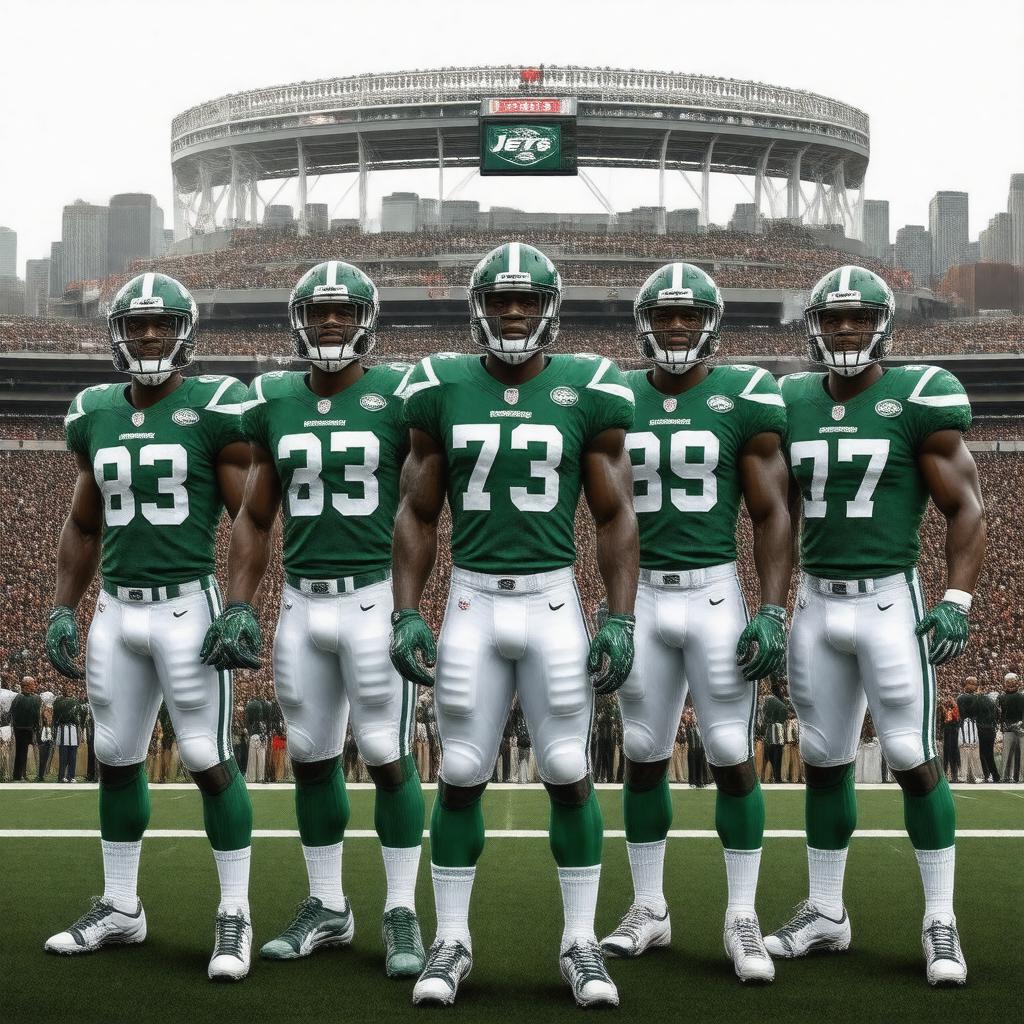 Click to view larger image AI-created image of New York Jets, 2000