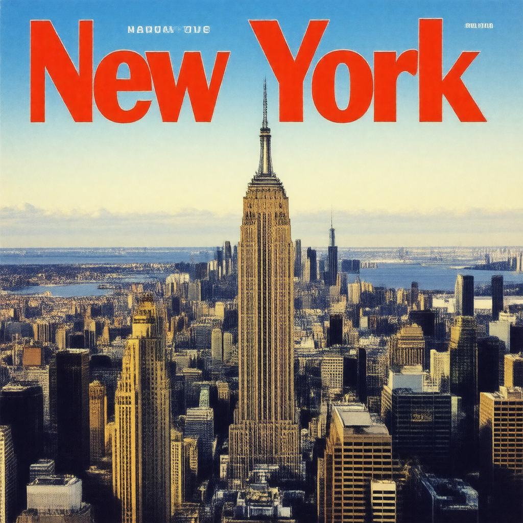 AI-created image of New York Magazine