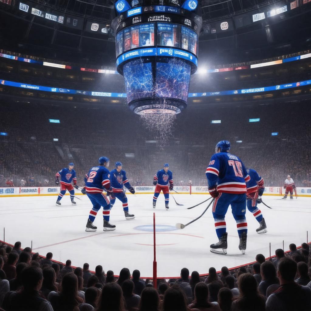 AI-created image of New York Rangers