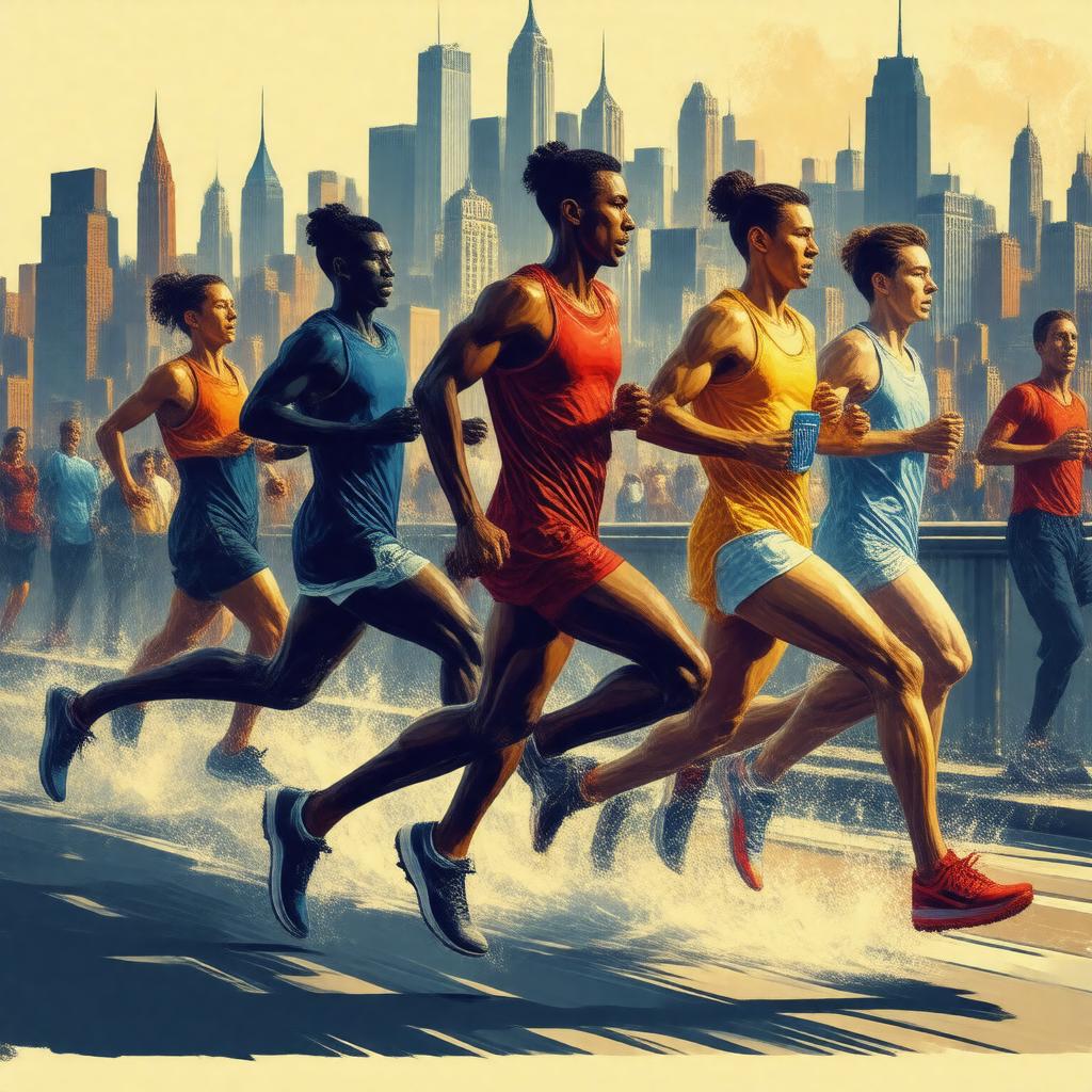 AI-created image of New York Road Runners
