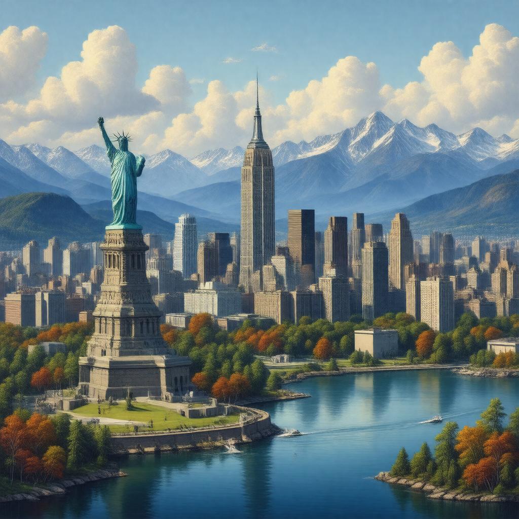 AI-created image of New York State
