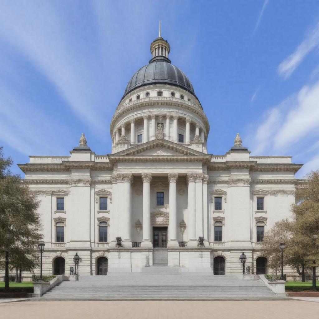 AI-created image of New York State Capitol