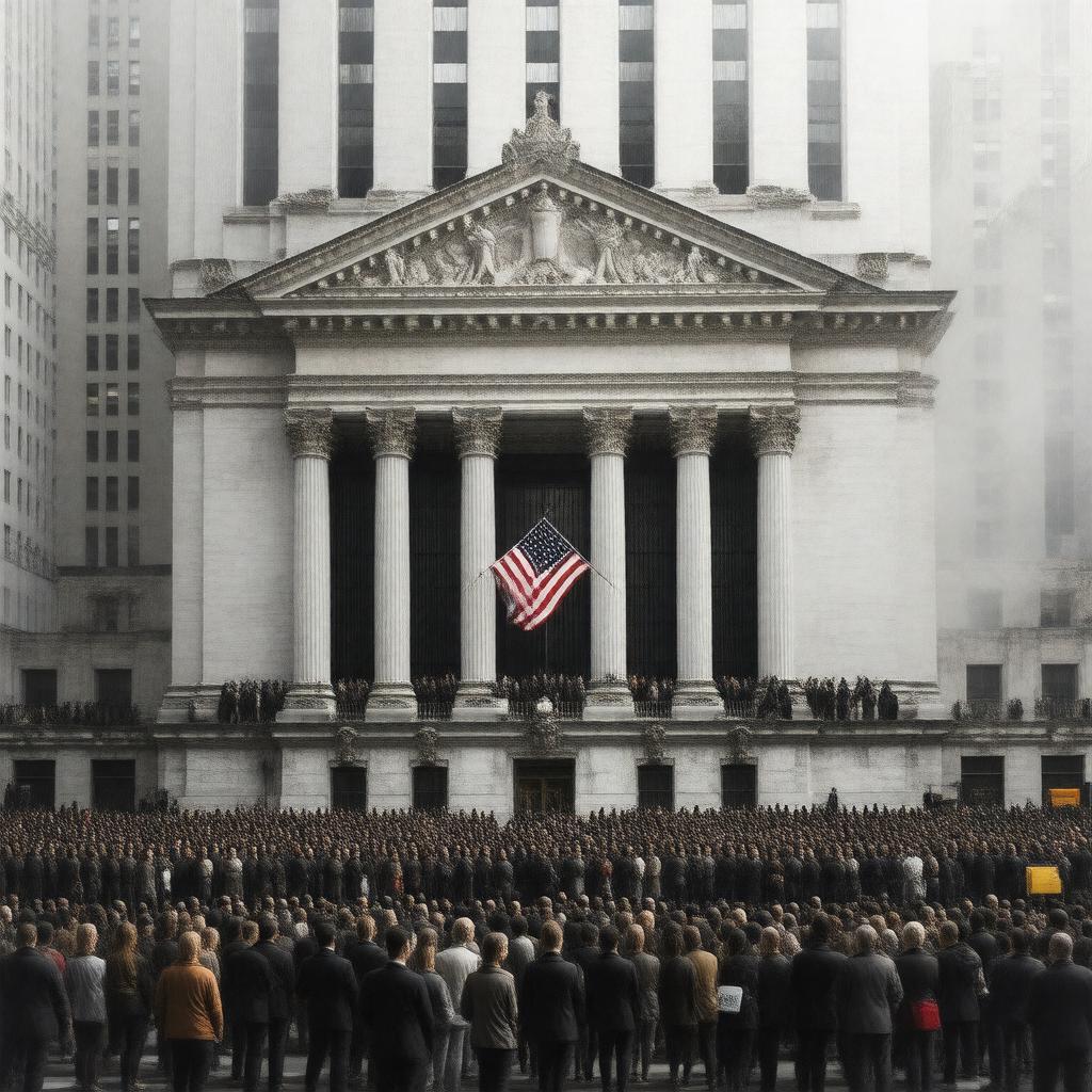 AI-created image of New York Stock Exchange