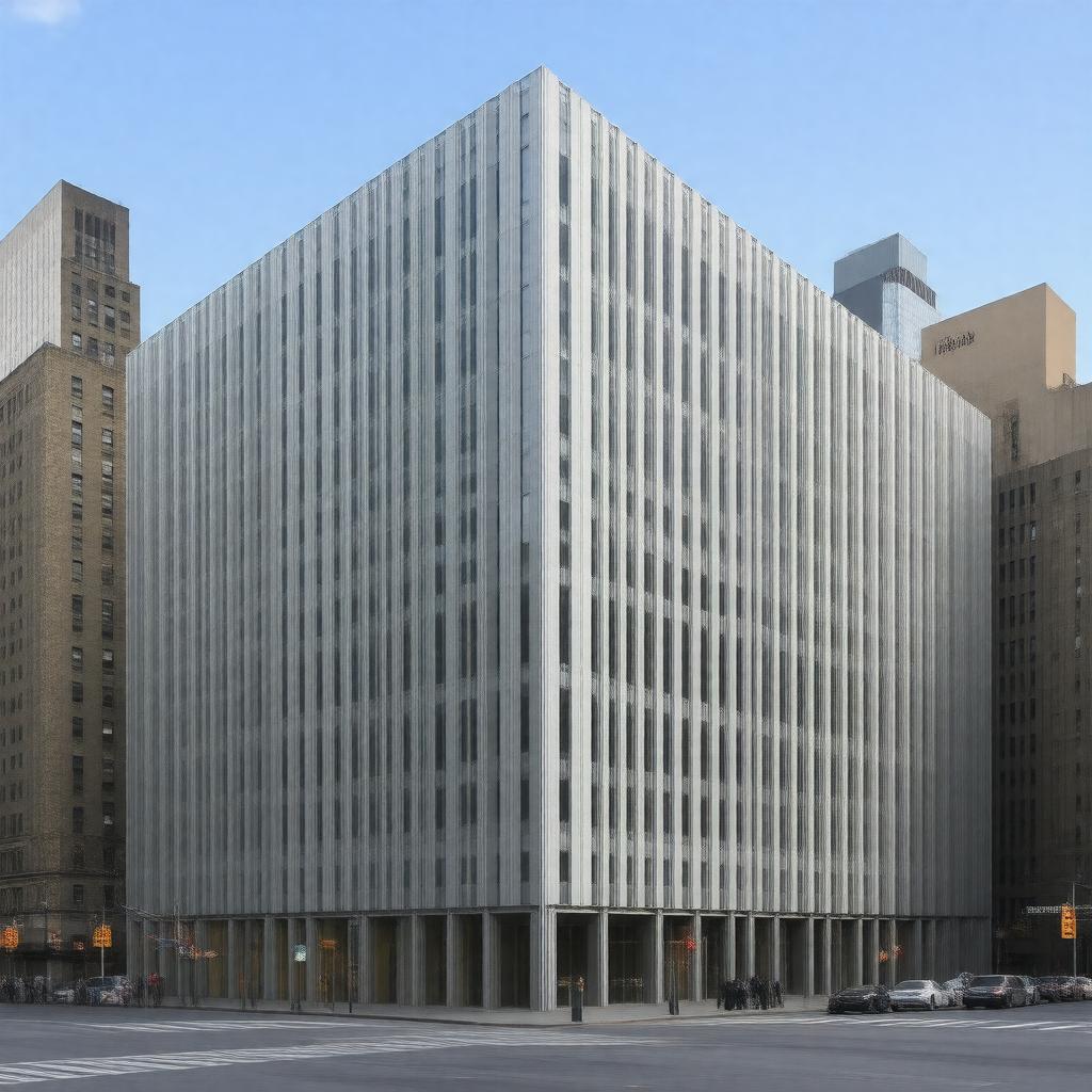 AI-created image of New York Times Building
