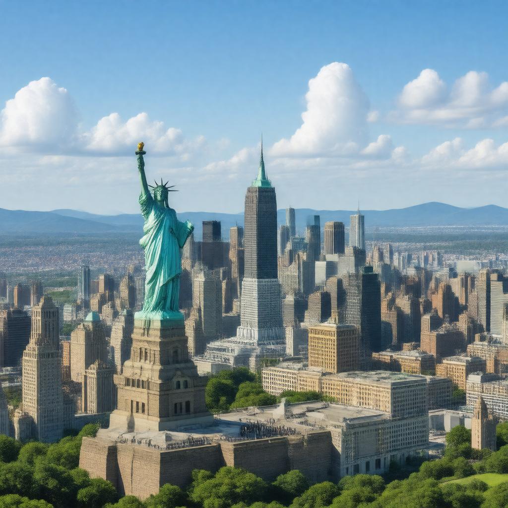 AI-created image of New York, USA