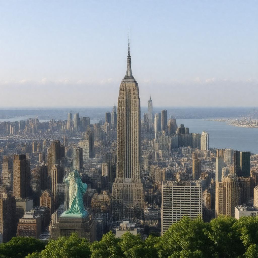 AI-created image of New York, United States