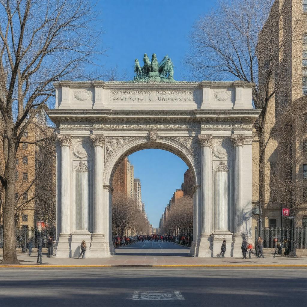 AI-created image of New York University