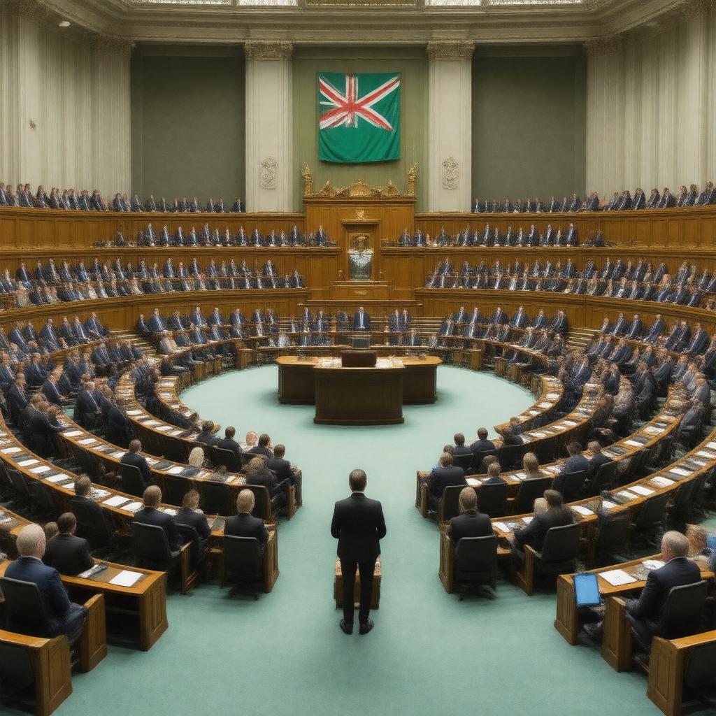 AI-created image of New Zealand House of Representatives