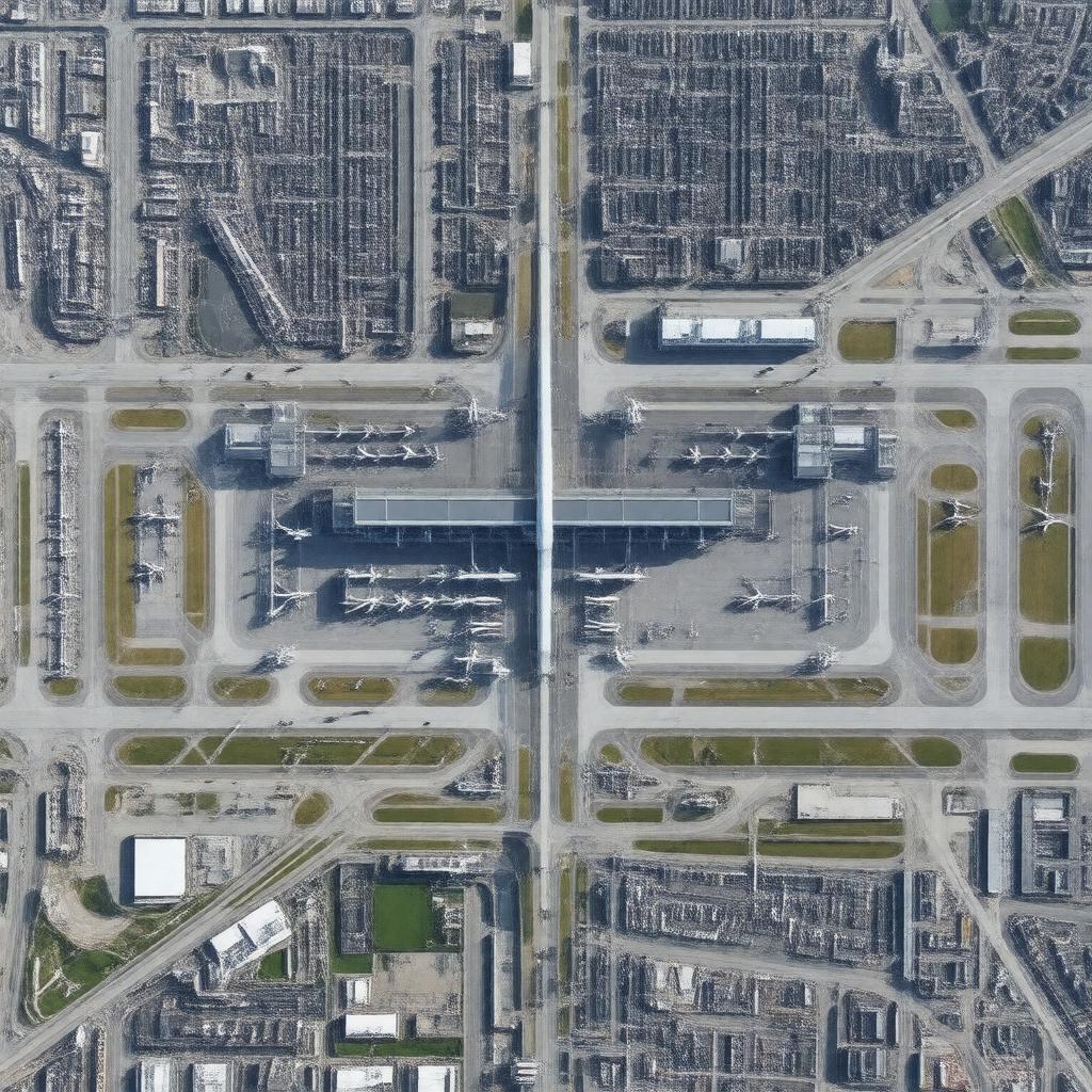 AI-created image of Newark Liberty International Airport