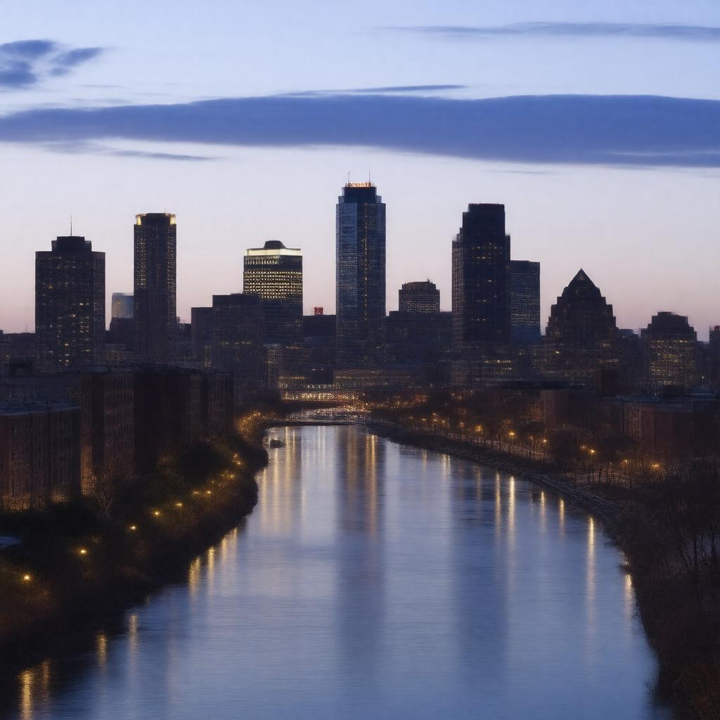 AI-created image of Newark, New Jersey