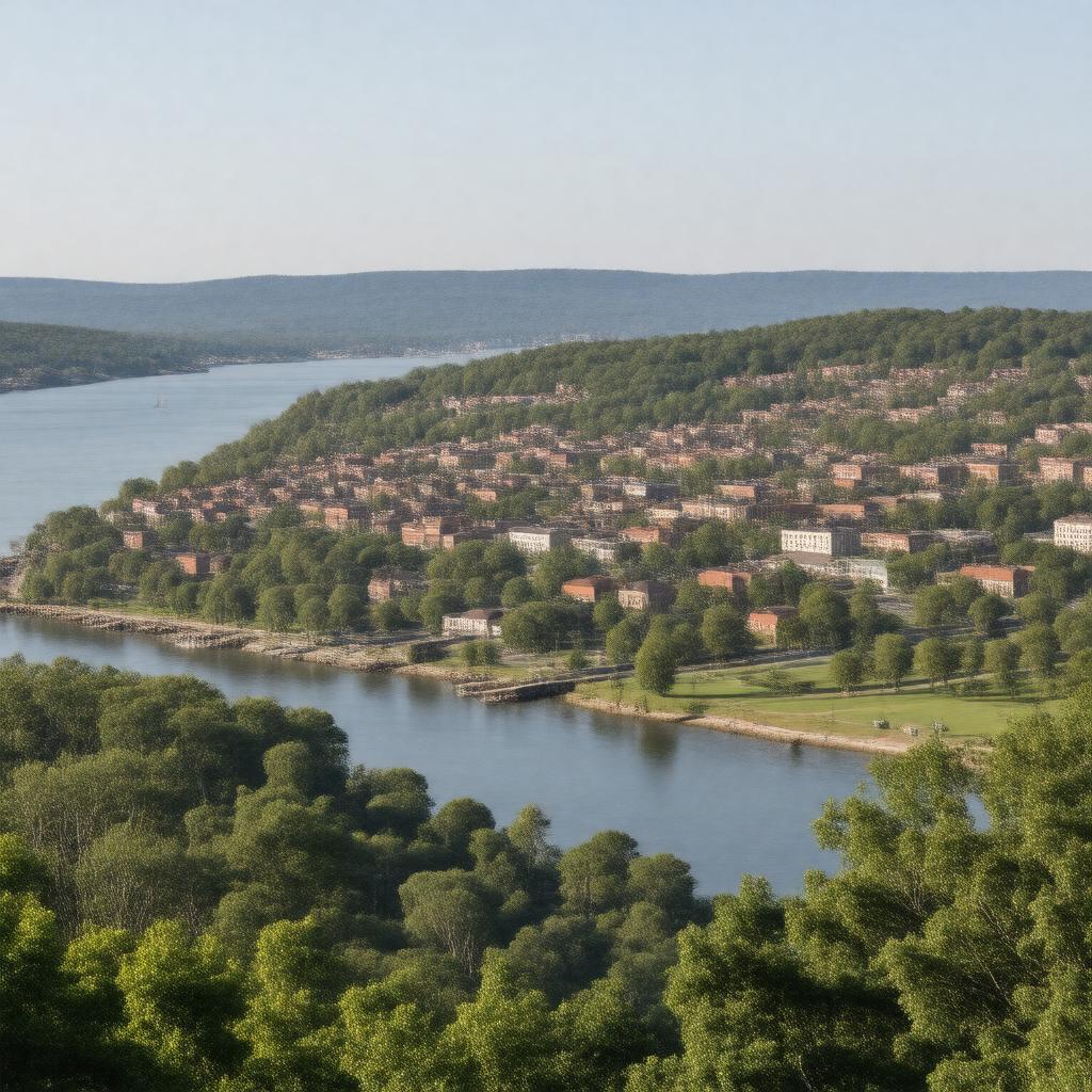 AI-created image of Newburgh, New York, United States