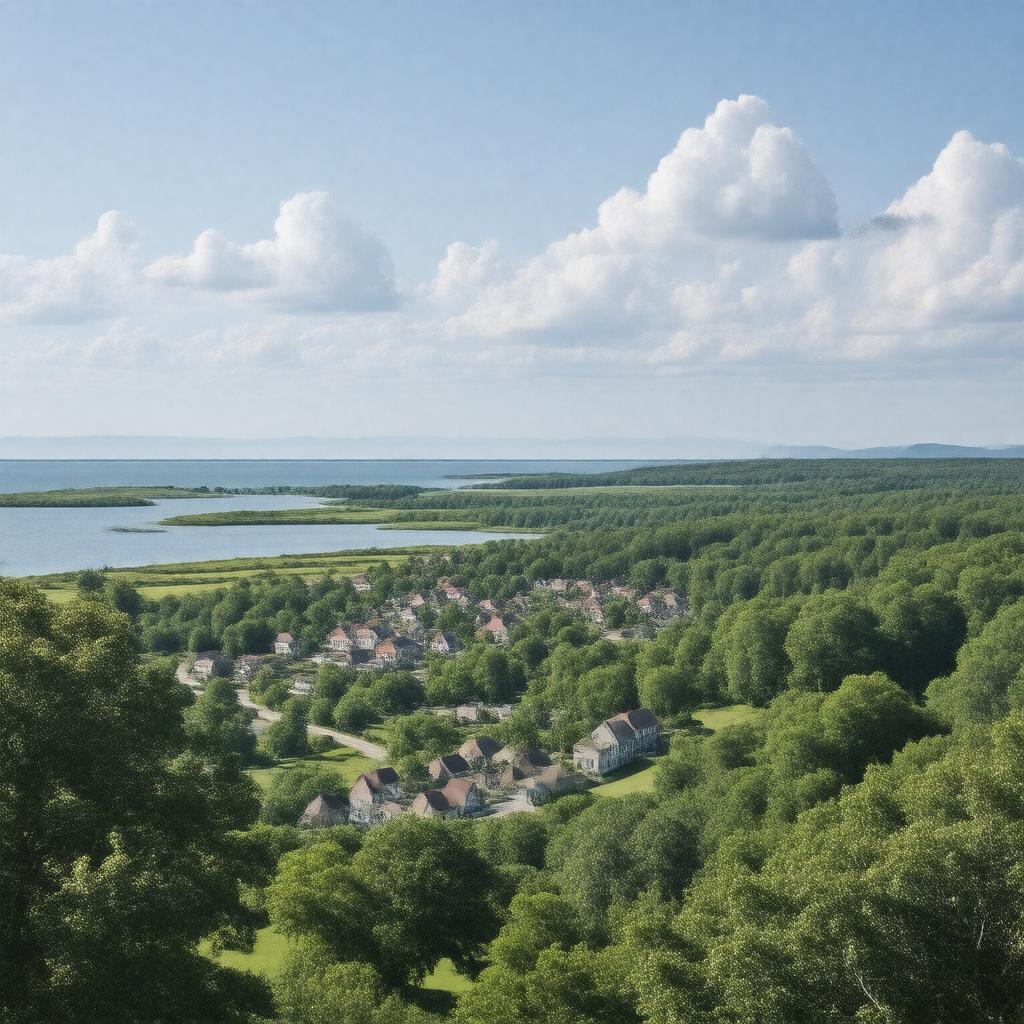 AI-created image of Newbury, Massachusetts