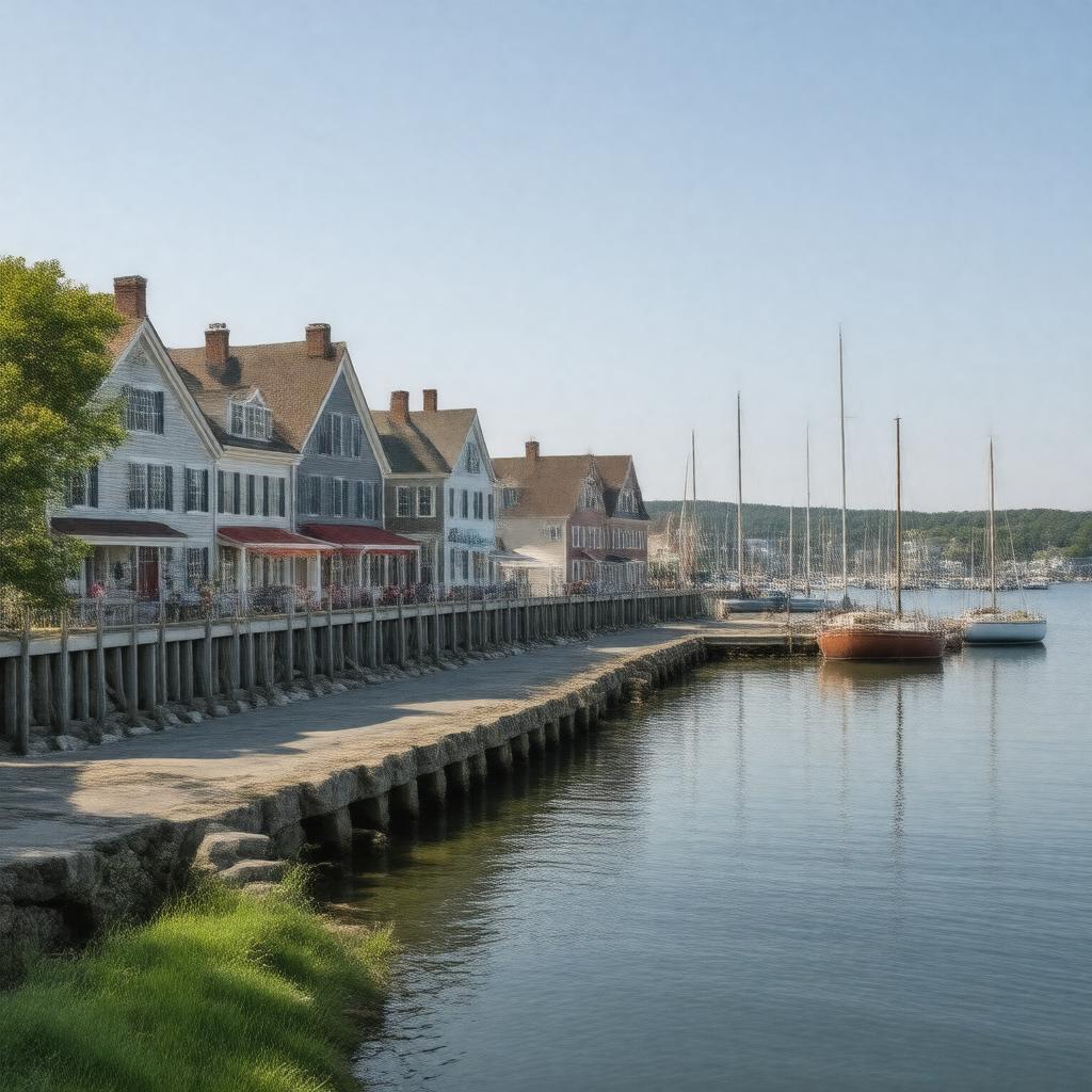 AI-created image of Newburyport, Massachusetts, United States