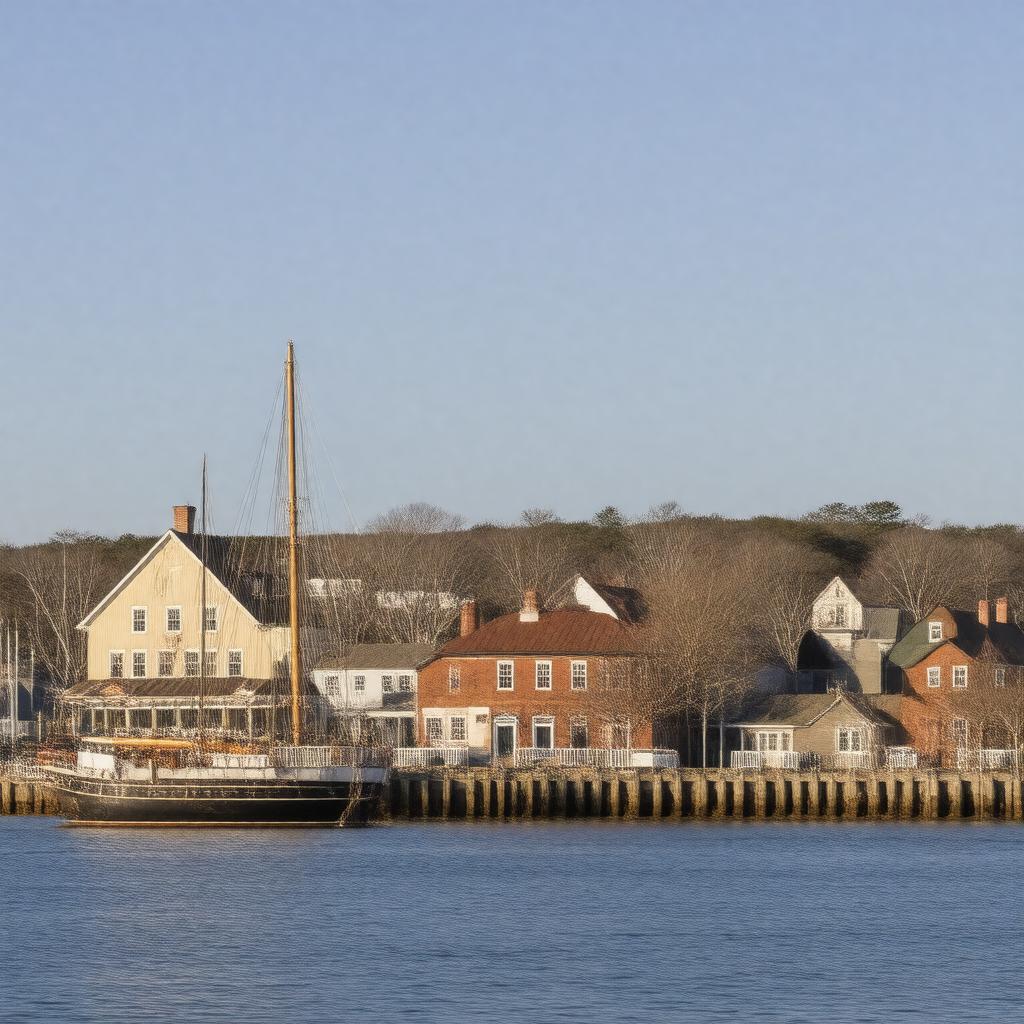 AI-created image of Newburyport, Massachusetts
