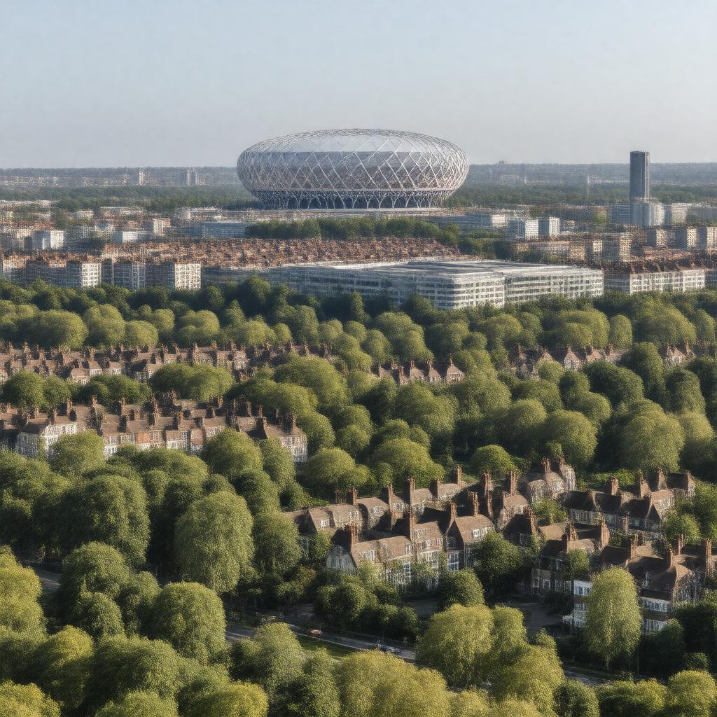 AI-created image of Newham, London