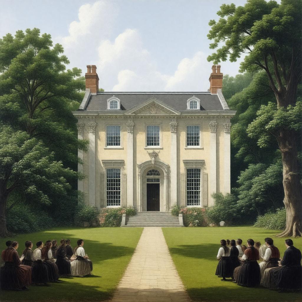 AI-created image of Newington Green Dissenting Academy