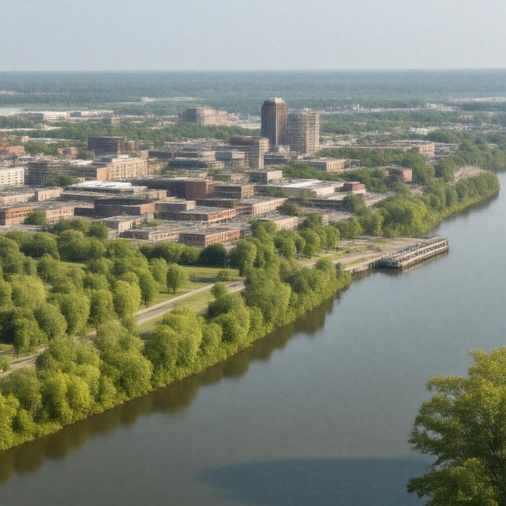 AI-created image of Newport, Arkansas