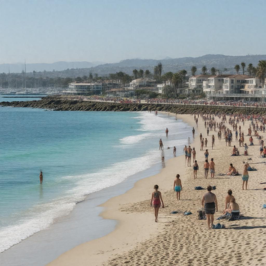 AI-created image of Newport Beach, California
