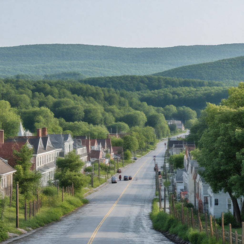 AI-created image of Newport, New Hampshire