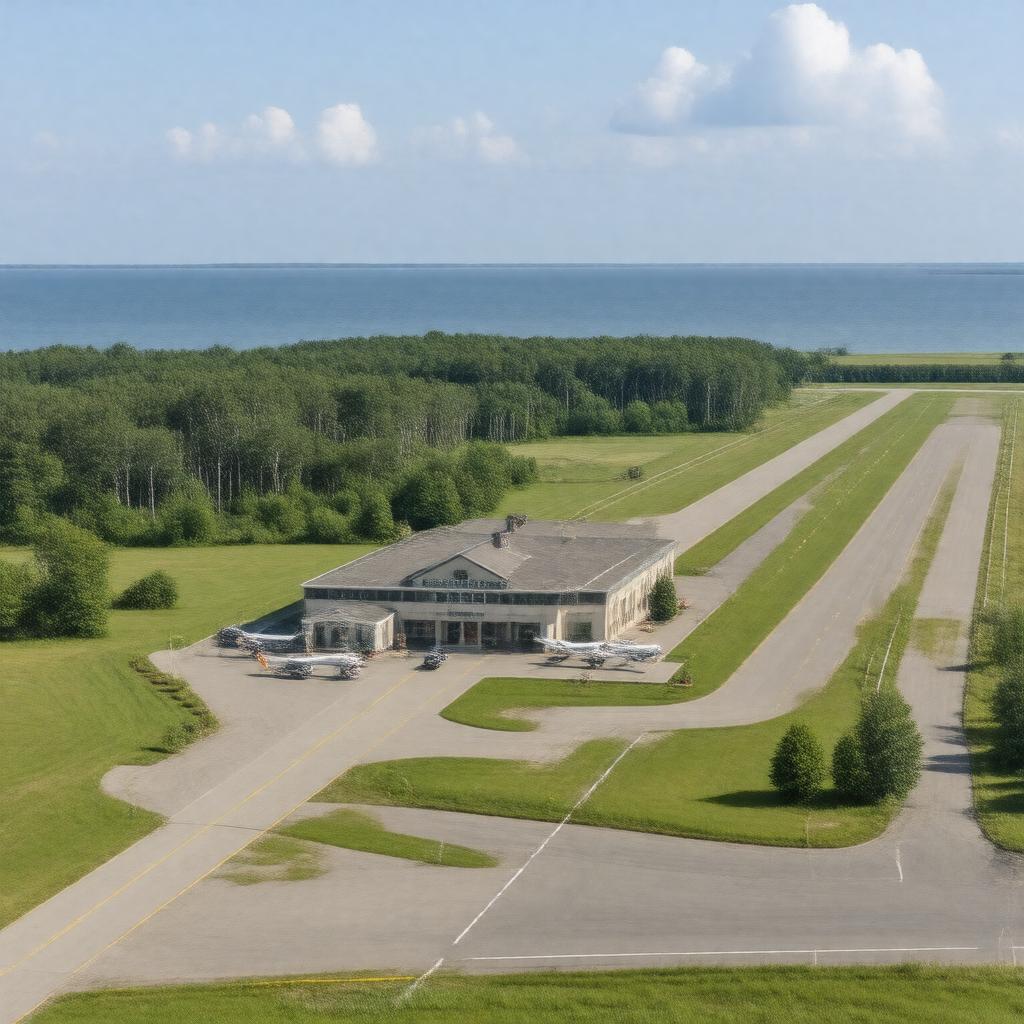 AI-created image of Newport State Airport