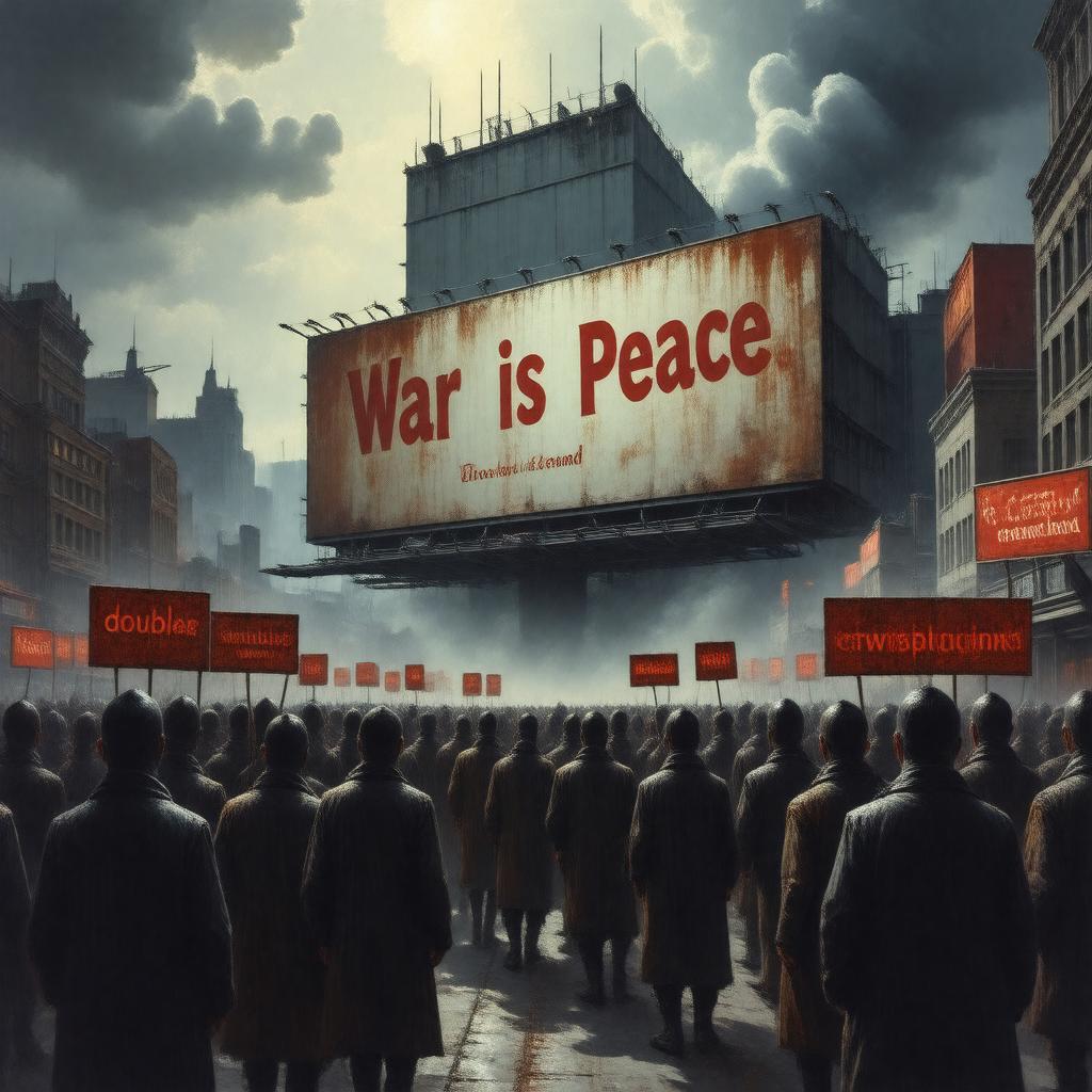 Click to view larger image AI-created image of Newspeak