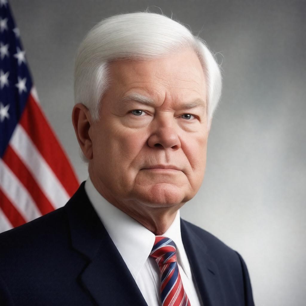 AI-created image of Newt Gingrich
