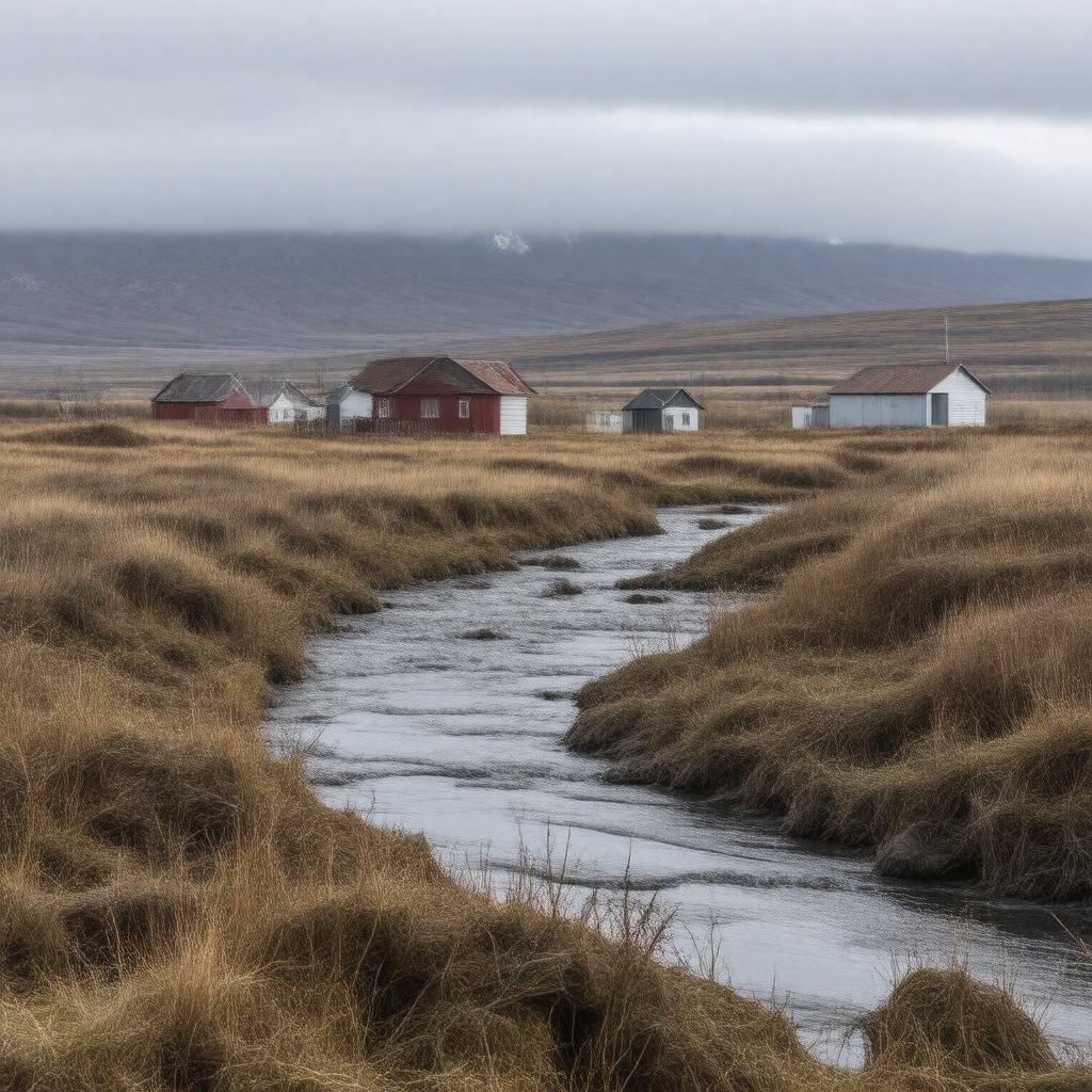 AI-created image of Newtok