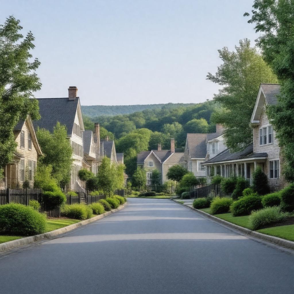 AI-created image of Newton Highlands