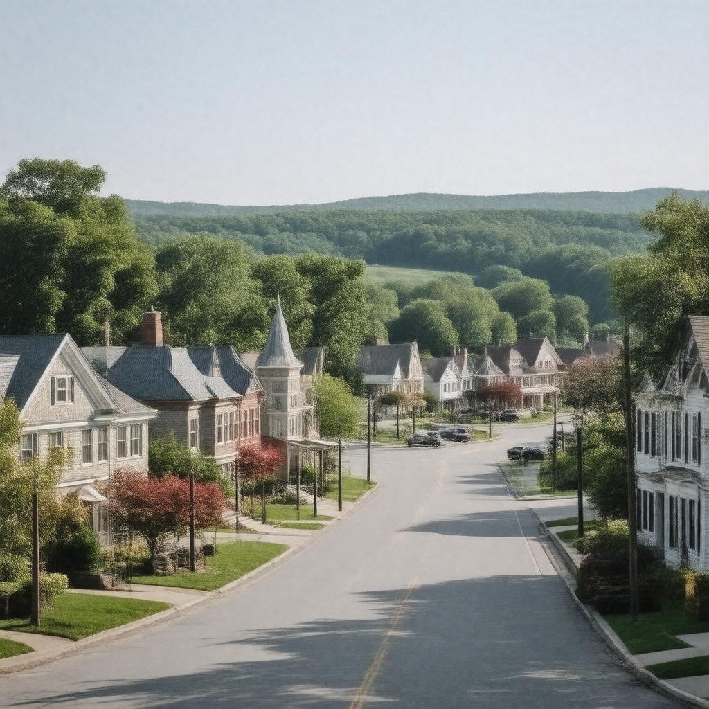 AI-created image of Newton, New Hampshire