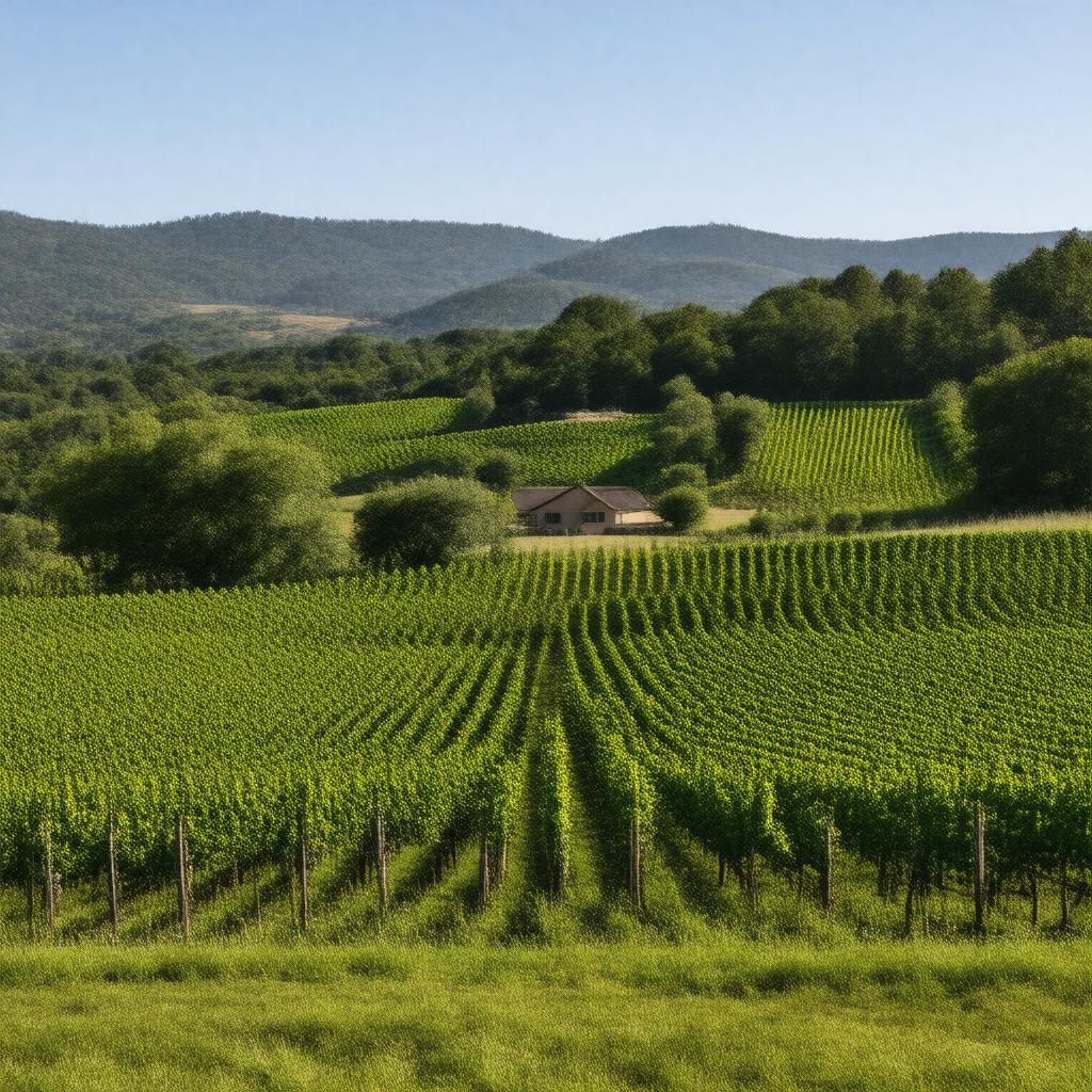 AI-created image of Newton Vineyard