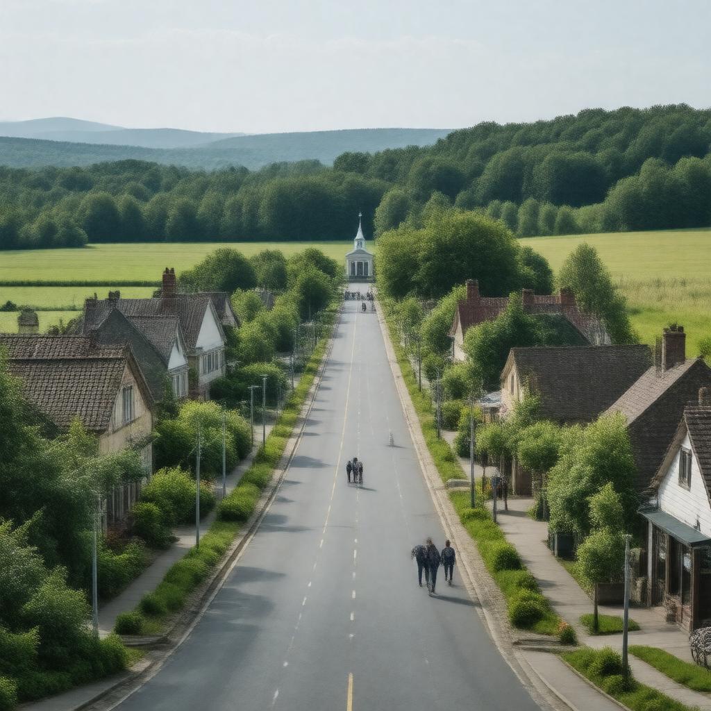 AI-created image of Newtown